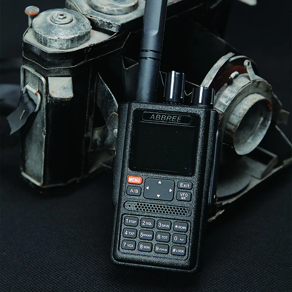 ABBREE AR-F8 gps 6 полос(136-520 МГц) 8 Вт 999CH Многофункциональный VOX DTMF SOS lcd цветной любительский Ham двухстороннее Радио рация
