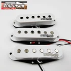 Электрический гитарный пикап Wilkinson, винтажные пикапы с одной катушкой для ST-гитары, белый, 1 комплект WOVS