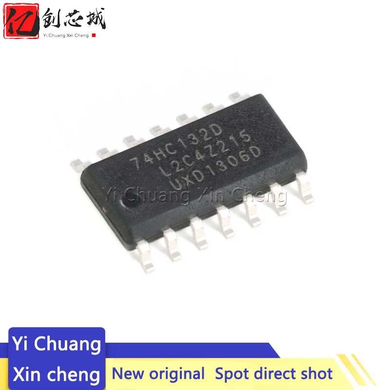 10 шт. 74HC132D SOP14 74HC132 SOP SN74HC132DR SN74HC132 74HC132D SOP-14 SMD новая и оригинальная интегральная схема