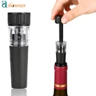 4 в 1, воздушный насос для открывания бутылок вина, вакуумная пробка для красного вина, крышка для пива, штопор, штопор, инструменты для бара, аксессуары