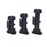 plastic injection molding adjustable cabinet feet parts