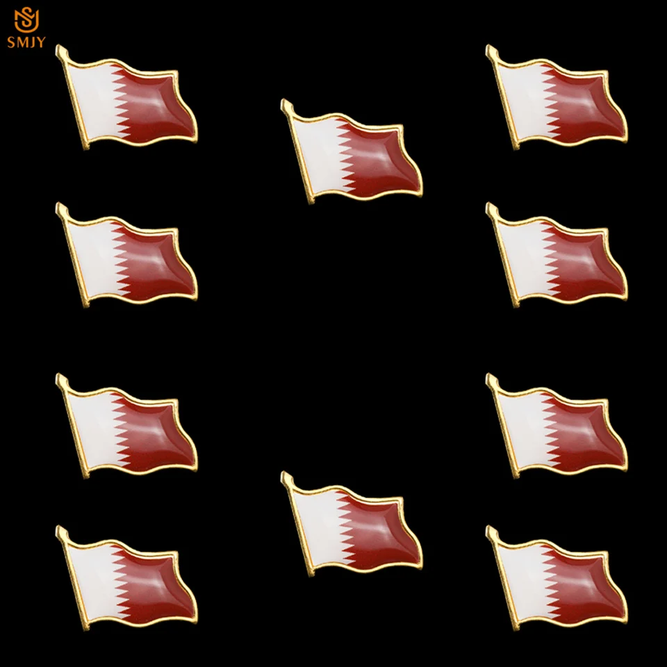 10 шт. Олимпийский Национальный специальный значок Катар окрашенный