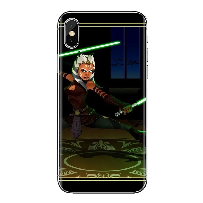 For Samsung Galaxy S3 S4 S5 Mini S6 S7 Edge S8 S9 S10 Plus Note 3 4 5 8 9 Ahsoka Soft Transparent Shell Covers |