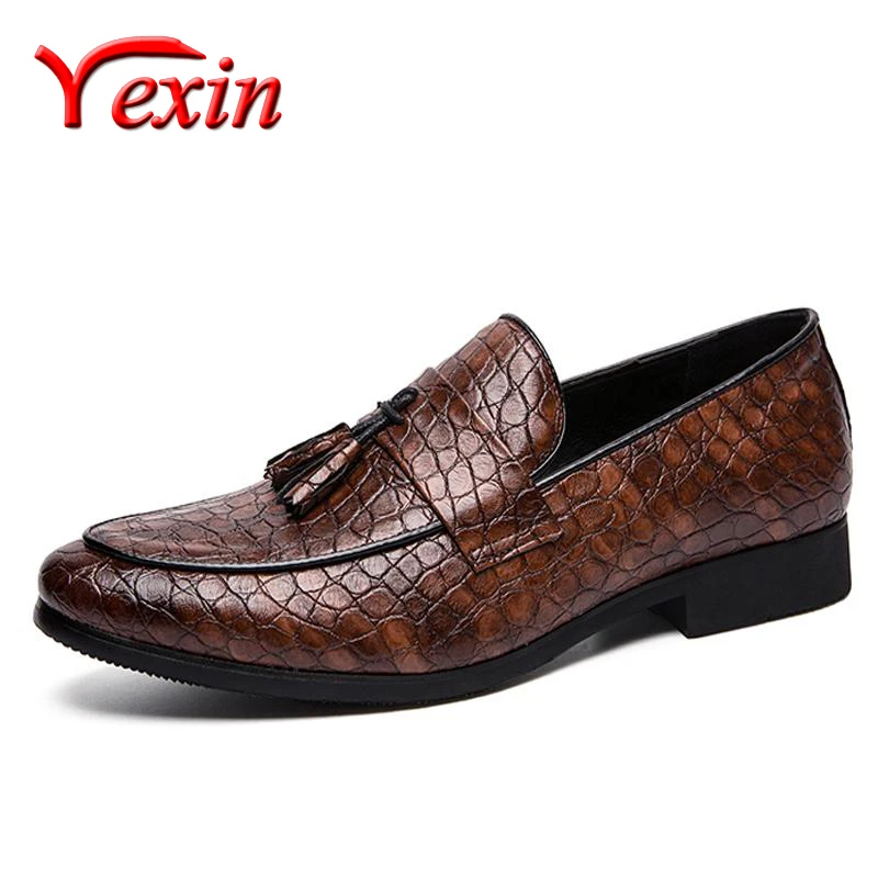 

Мокасины мужские из дышащей кожи, повседневные туфли для офиса, удобные, без застежки, лоферы для вождения, свадебная обувь