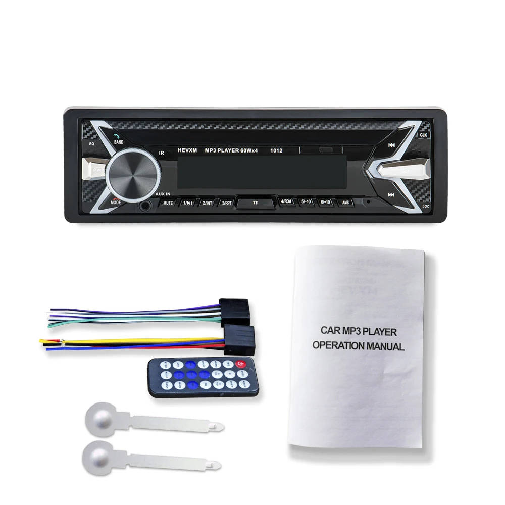

Universal In Dash 1 Din Car Stereo Radio Coche Autoradio Bluetooth Handsfree A2DP FM USB TF AUX Audio Auto Electronics