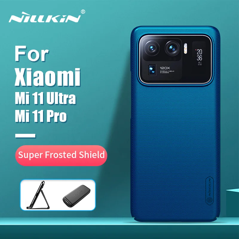 

Nillkin For Xiaomi Mi 11 Ultra Hard Case for Mi 11 Ultra Frosted Shield PC Back Cover Mi11 Ulltra Case for Xiaomi Mi 11 Pro Etui