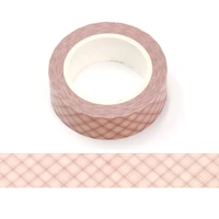 1pc 15mm10m thanksgiving pink brown stripes be thankful masking decorative tapes masking tape scrapbooking designer mask