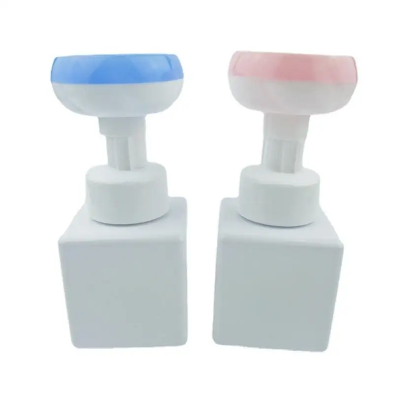 

Creative Plastic Pressing Flower Foam Bottle Refillable Bathroom Handmade Soap Shampoo Empty Bottle Sub-bottle Home Storage New