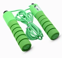 jump rope electronic counter 2 9m adjustable fast speed counting skipping rope jumping wire workout equipments sponge handle