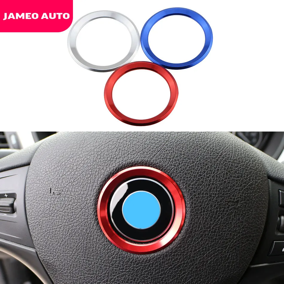 Jameo Авто украшения кольцо рулевое колесо с отделкой круг Стикеры для BMW M3 M5 E36 E46 E60