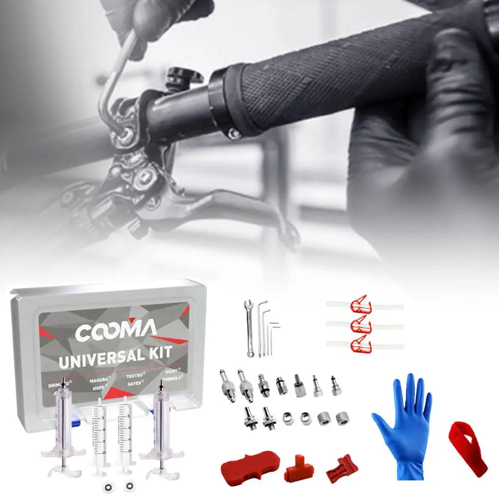 Универсальный комплект для ремонта велосипедного гидравлического дискового