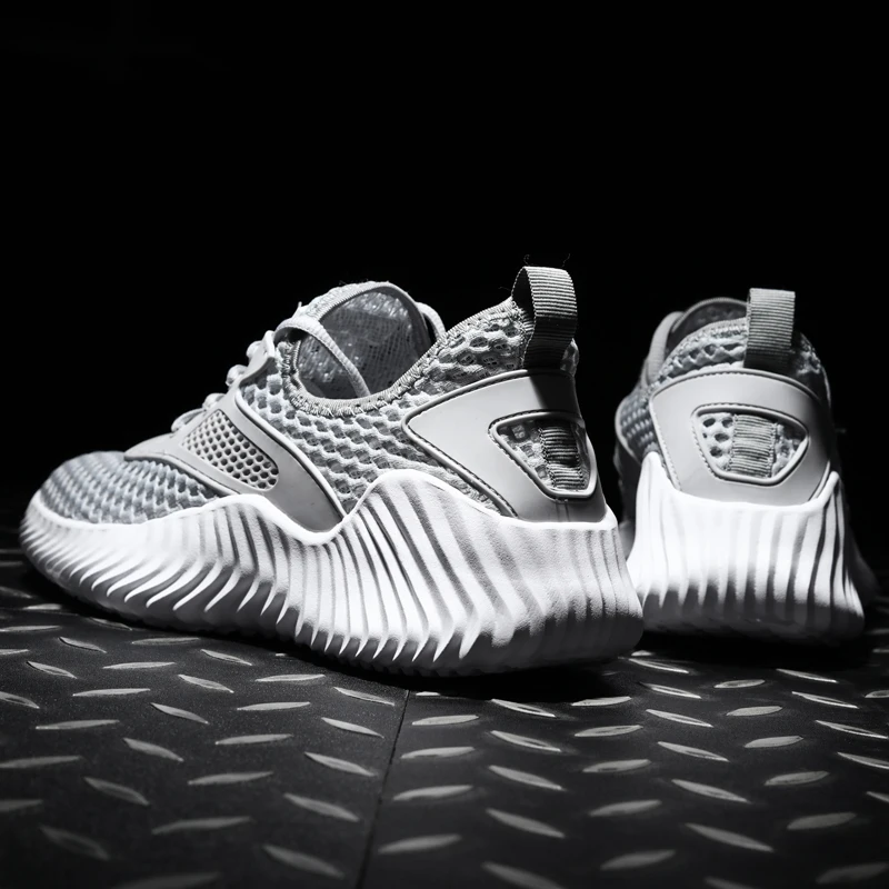 Кроссовки мужские сетчатые с перфорацией повседневная нескользящая обувь