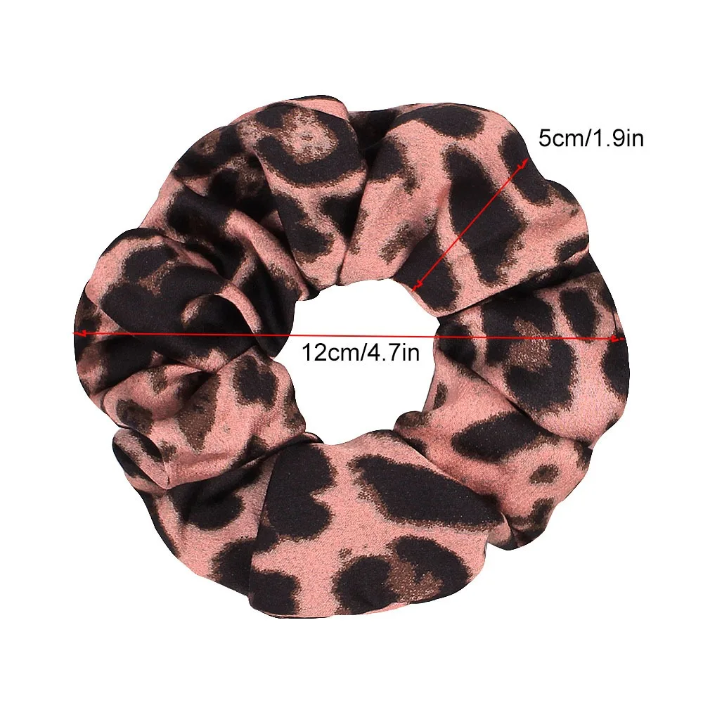 

1PC Leopard Hair Scrunchies Ponytail Holder for Women Girls Fashion Rubber Hair Bands Rope Ties Headdress Hair Accessories