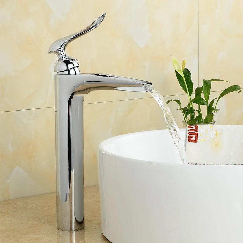 Краны для раковины никелевые краны ванной комнаты латунные смеситель кран