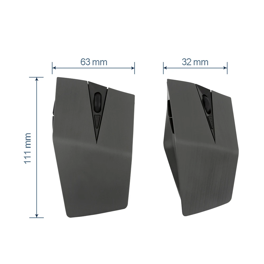 Беспроводной 2 4G Мышь Эргономичный черный истребитель Дизайн компьютерные 1600