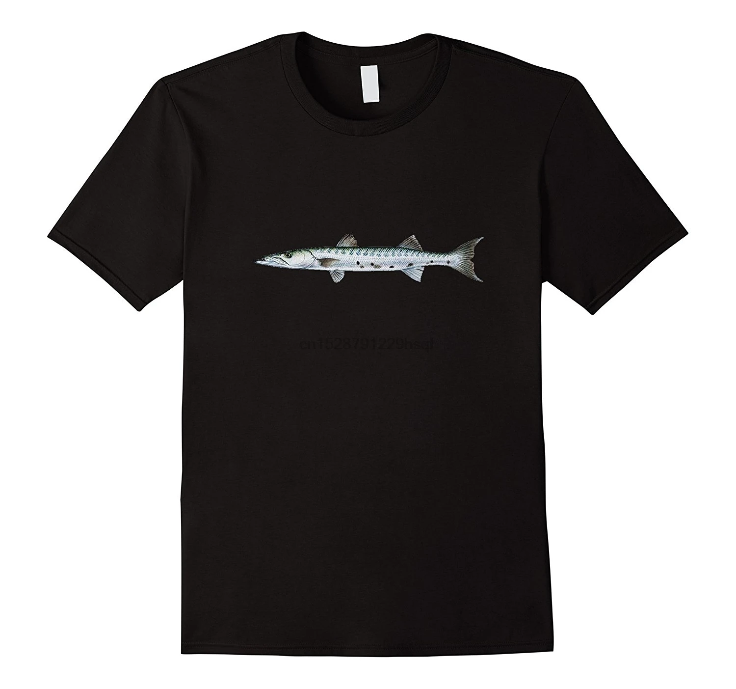 Футболки Barracuda Fish стильные винтажные футболки с коротким рукавом Забавный Топ