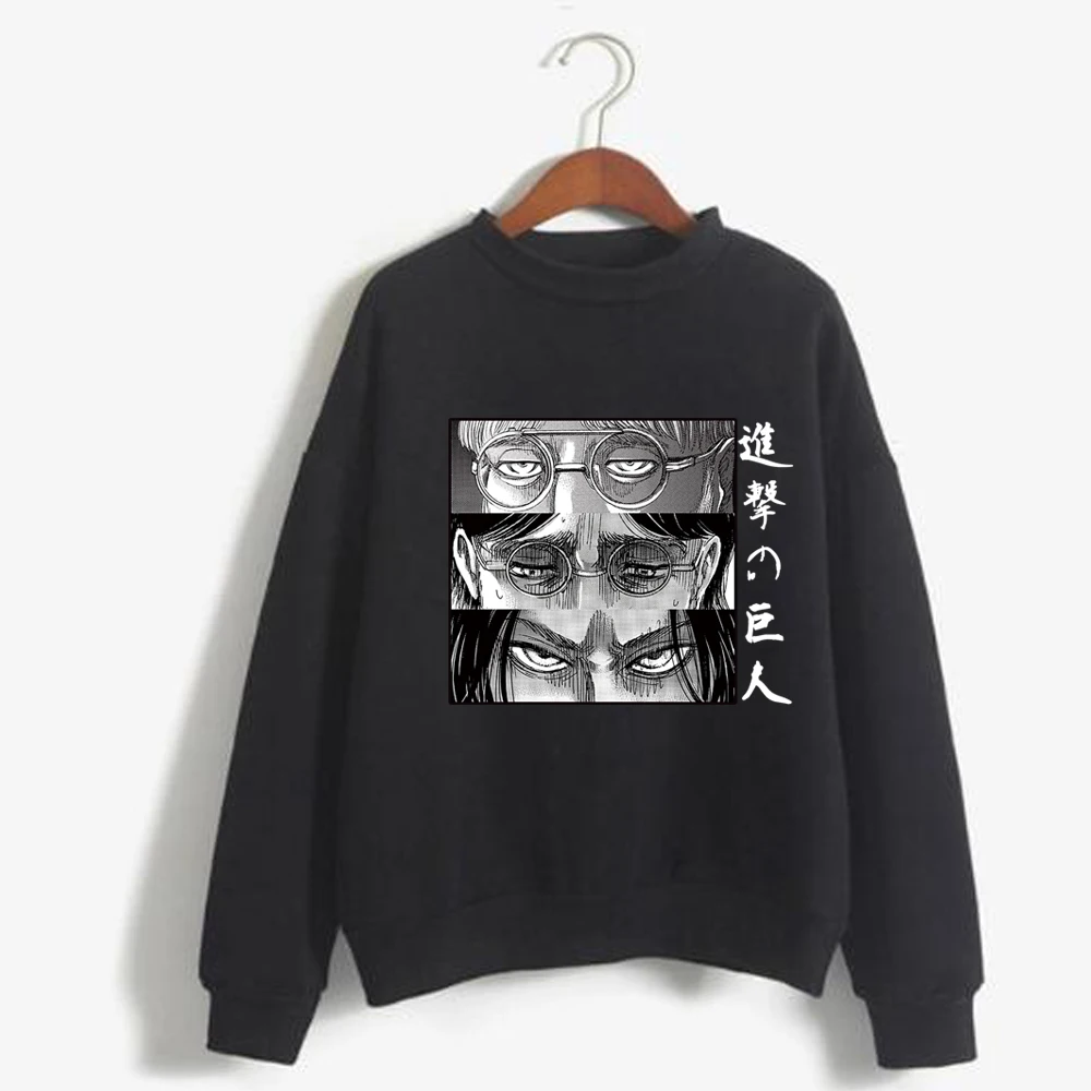 

Anime Clothes Eren Yeager Print Streetwear Hoodies Fashion Mens Casual Loose Hoodies
