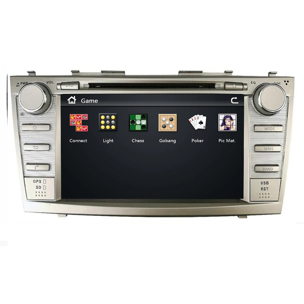 8 "IPS 2Din автомобильный DVD для TOYOTA CAMRY AURION v40 2007 11 авто радио с задней камерой
