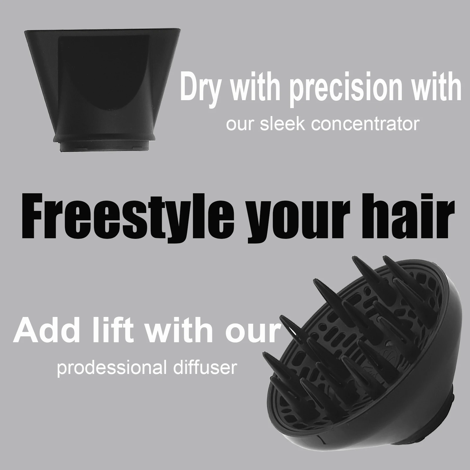 

Orlif 1875W Hair DryerIonic Fast Dry Noiseless Hair Blow Dryer with AC MotorProfessional Salon Hair Dryers with Diffuser