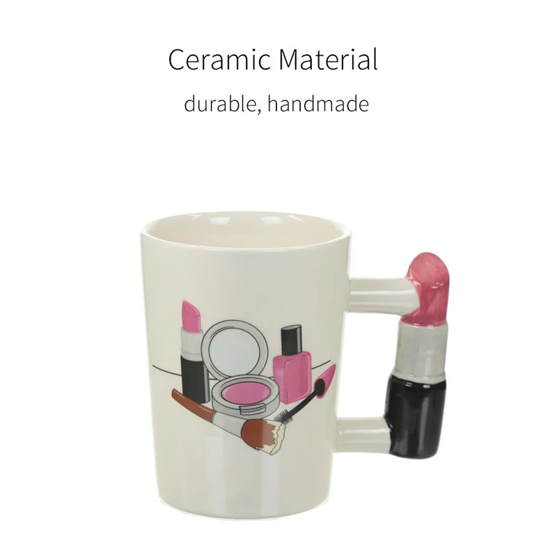 3D Ручная роспись креативные керамические кружки милые кофейные чашки красивые
