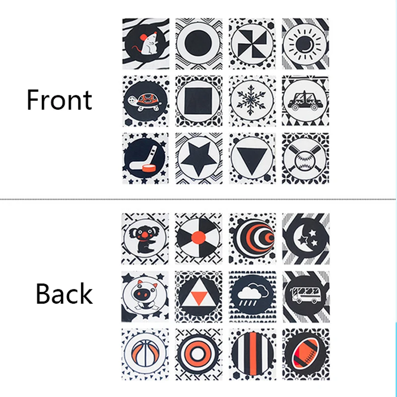 

Black White Colorful Soft Alphabet Cards Letter Books Flashcard With Cloth Bag For Boys Baby Washable Fabric Educational Toys