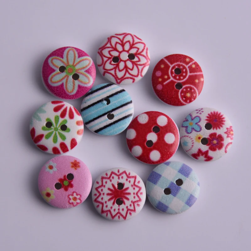 Деревянные кнопки для скрапбукинга с животными 50 шт. ручная детская одежда