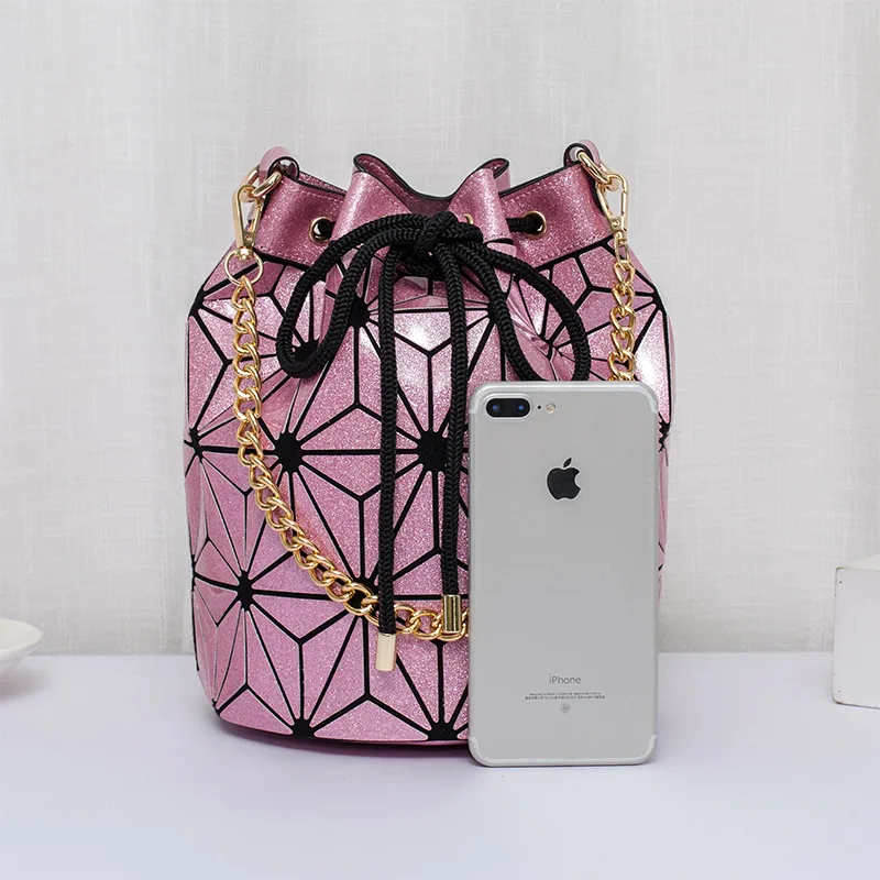 2019 Новая модная светящаяся через плечо плечевая сумка-мешок для женщин