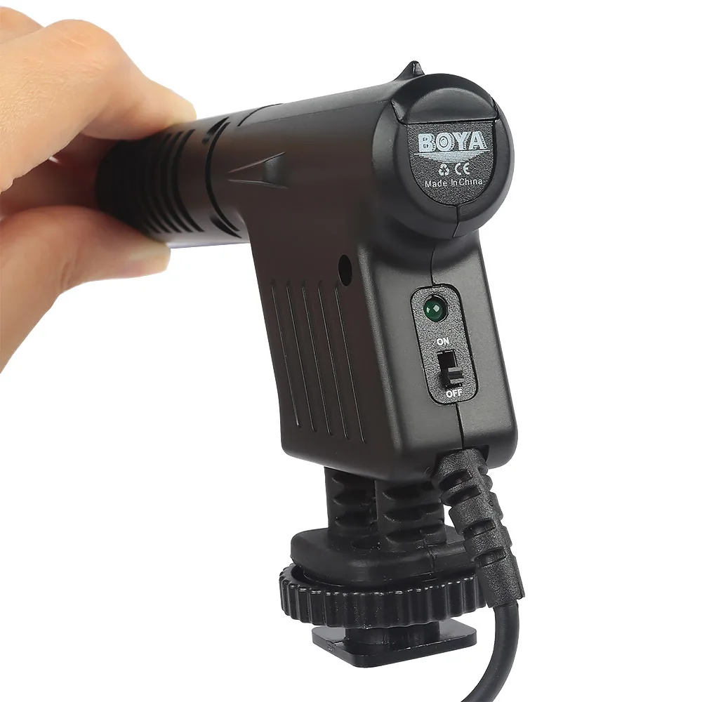 BOYA BY-VM01 камера видеозапись мини микрофон дробовик совместимый с Nikon Canon Sony Gopro DSLR