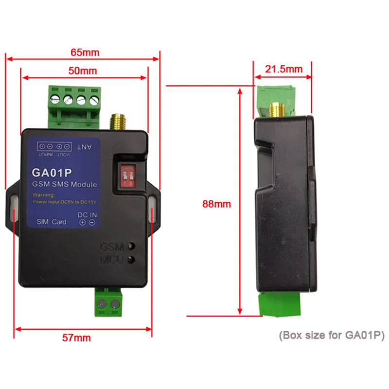 Новинка GA01P Мини GSM сигнализация SMS система безопасности перезаряжаемая батарея