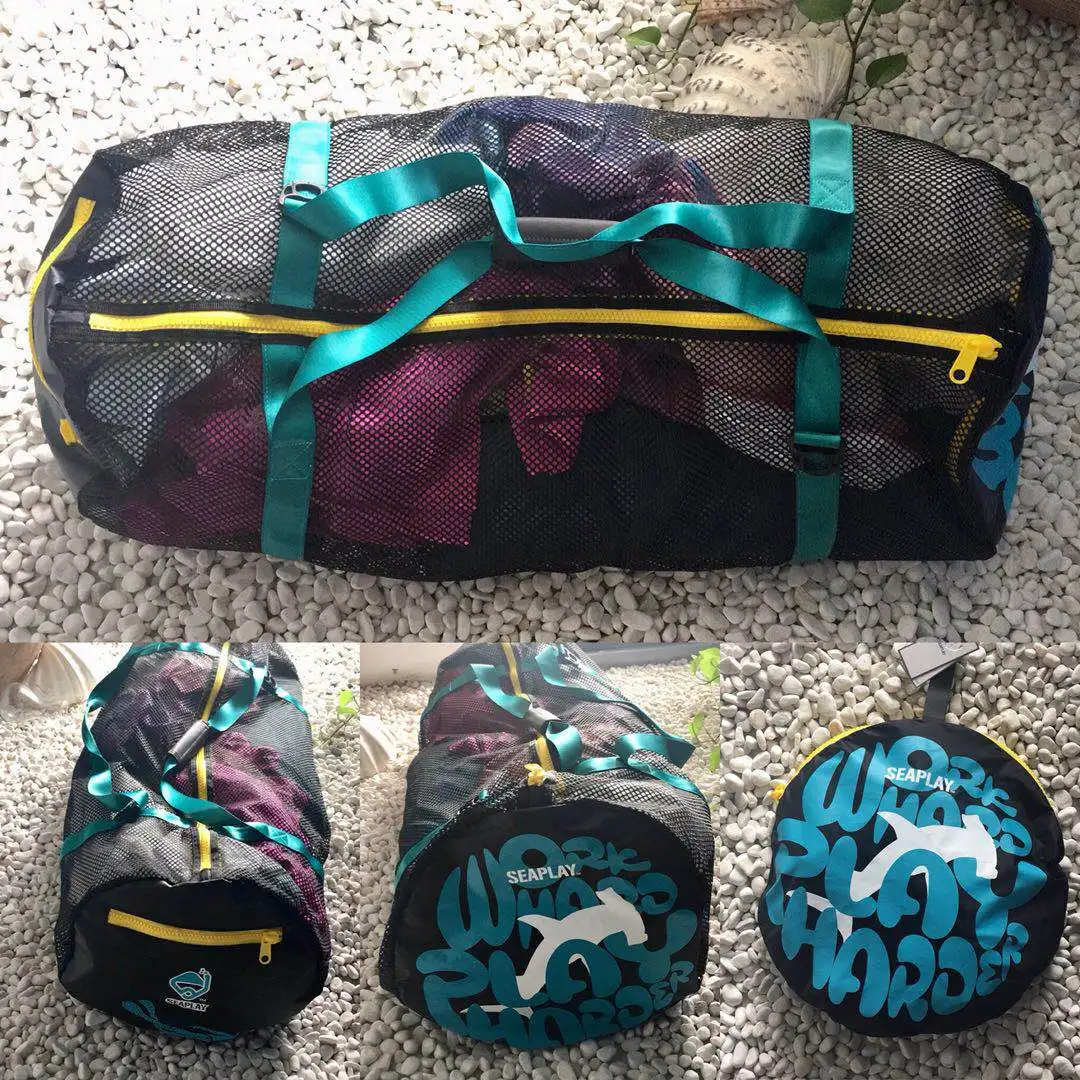 

TTseaplay SP-MB002 Mesh Bag Full Airtight Waterproof Side Bag Equipment Portable Diving Net Pocket Pack