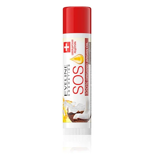 Бальзам для губ EVELINE SOS ARGAN OIL COCONUT DREAM восстанавливающий 4 5 г Стик Универсальный |