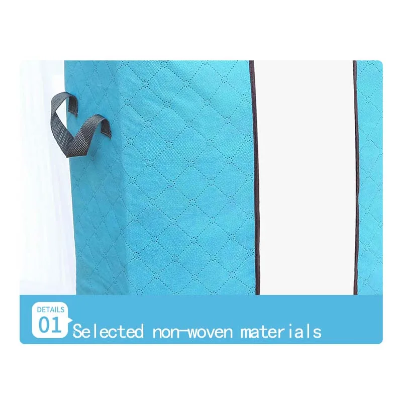1Pc Foldable Bamboo Charcoal Storage Bag Print Clothes Blanket Quilt Organizer Stroage Travel Luggage | Дом и сад