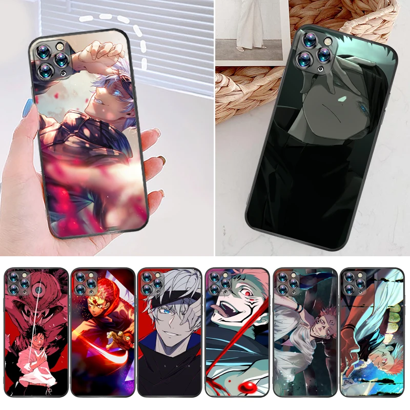 

Jujutsu Kaisen Yuji Itadori Fushiguro Megumi Sukuna Satoru Gojo Phone Case For iPhone 12 Pro MAX SE 2020 12Mini Carcasa Funda