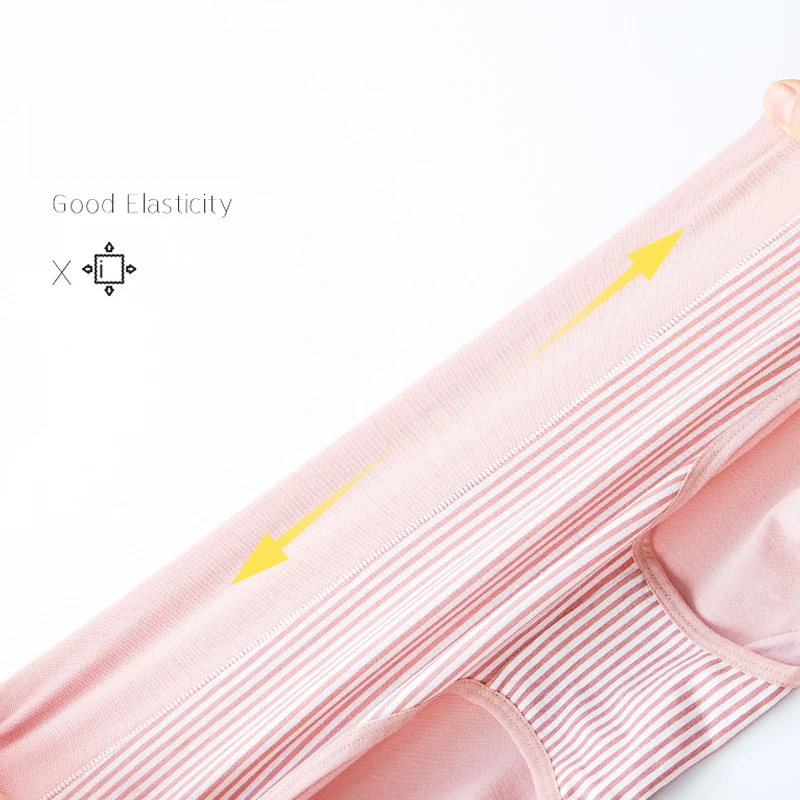 Трусы женские LANGSHA бесшовные с высокой талией утягивающие размера плюс M-5XL