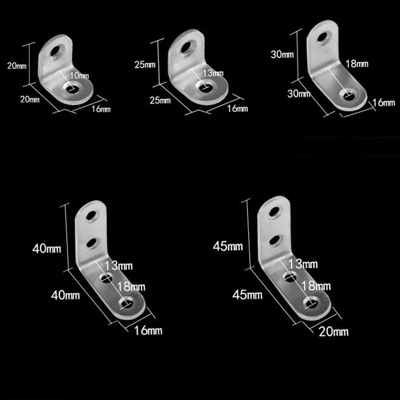 10 шт. Угловые Скобы Из Нержавеющей Стали скобы защитные крепежи угловая