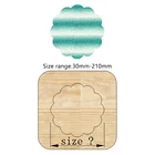 Многоразмерная кружевная круглая форма для высечки скрапбукинга высечки пресс-форма для кожаных изделий деревянные штампы подходит для большой машины