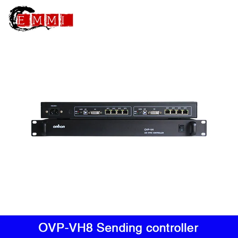 Envia o Controlador Milhões de Pixel Onbon Display 8 Portas Ethernet Suporte Máximo 5.2 Output Ovp-vh8 Led Que