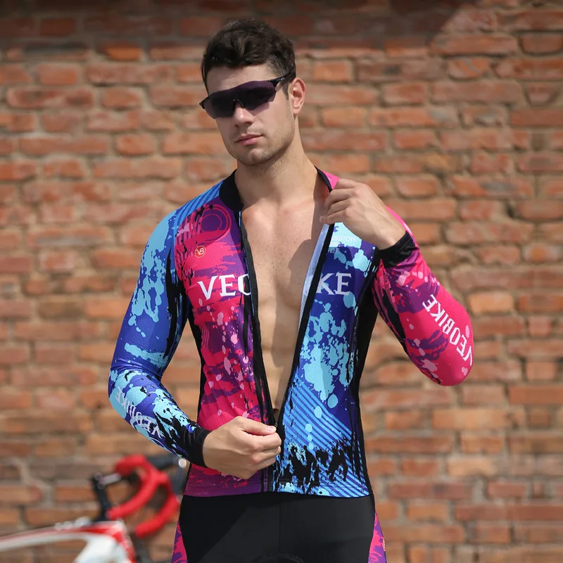 Pro Team Cycling Jersey Set Long Sleeve Winter Thermal Fleece Bicycle Clothes Women Bike Clothing Ladies Cycle Wear