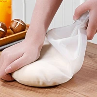 silicone dough kneading bag baking accessories non stick flour mixer bag pastry tools kitchen accessories bap free 32x23 5cm