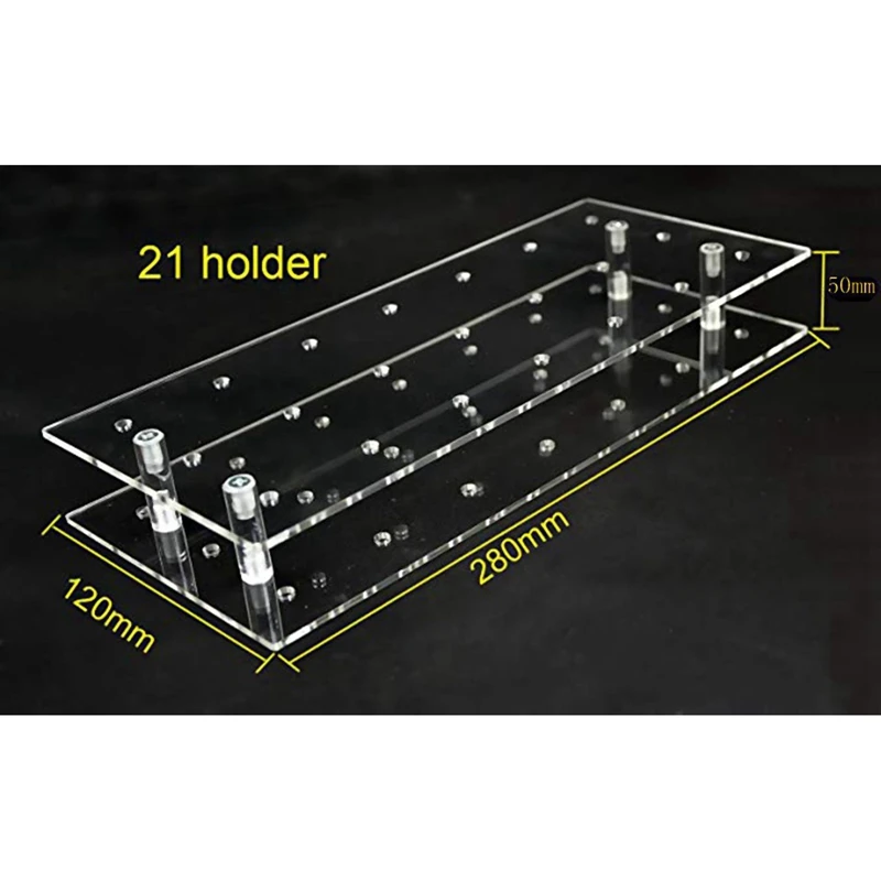 

21 Hole Clear Acrylic Lollipop Holder Weddings Baby Showers Birthday Parties Anniversaries Candy Decorative