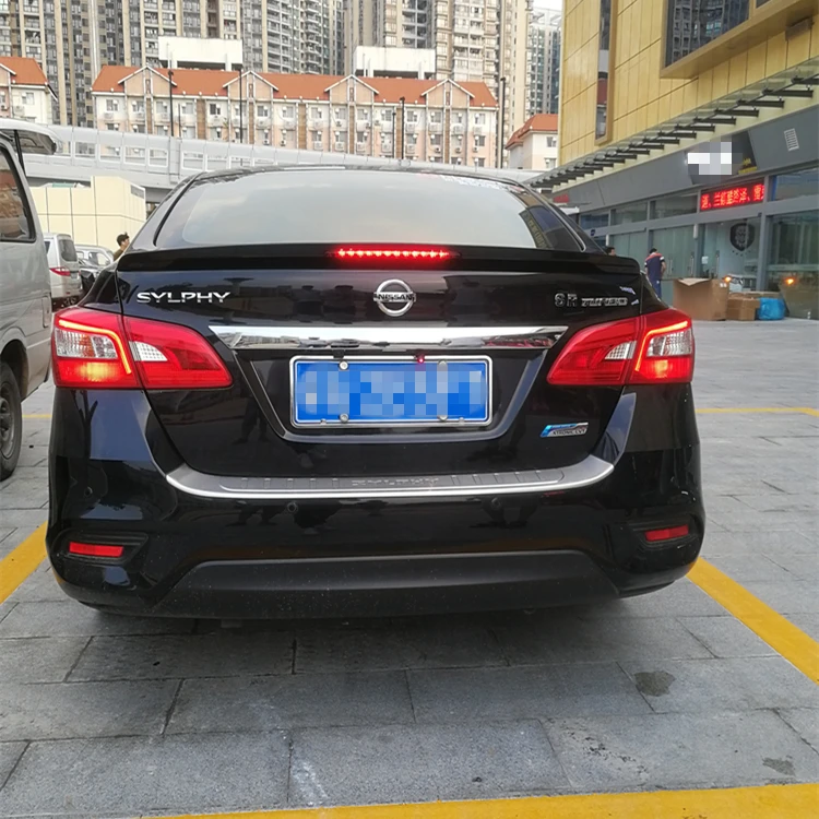 Спойлер для 2012-2018 Nissan Sentra SYLPHY с стоп-сигналами из АБС-пластика заднего крыла