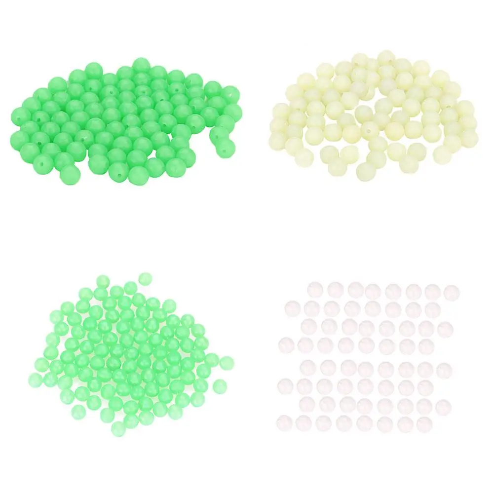 100 шт. рыболовная Ночная Рыбалка Поплавки бусины приманки мячи приманка