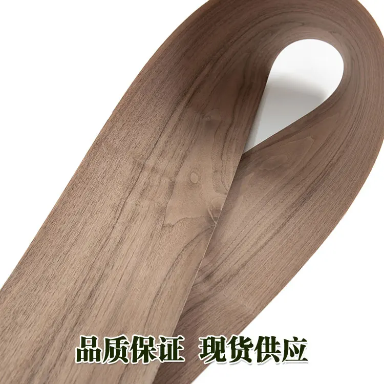 

L:2.7Meters Width:200mm Thickness:0.5mm Imported Natural Light-Colored Black Walnut Thick Wood Veneer Thick Leather Speaker