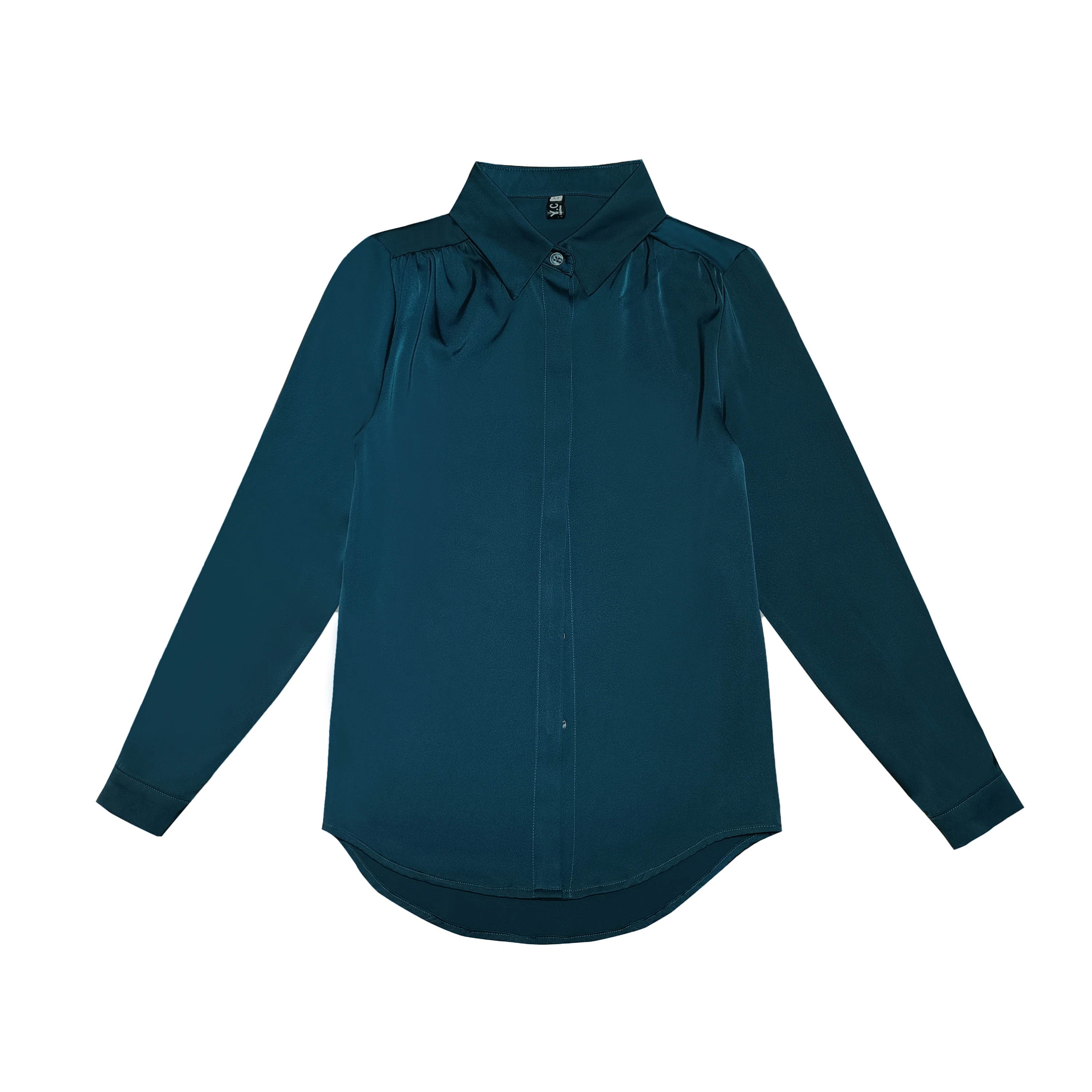 

Satin Shirts Women Shirt Fashion Long Sleeve OL Women Blouse Turn Down Collar Silk Blouse Women Tops and Blouses Blusas 13040