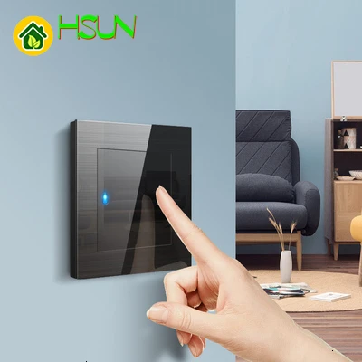 Черный закаленное стекло матовый 86 Тип переключатель гнездо Рисунок 1 2 3 4 банда