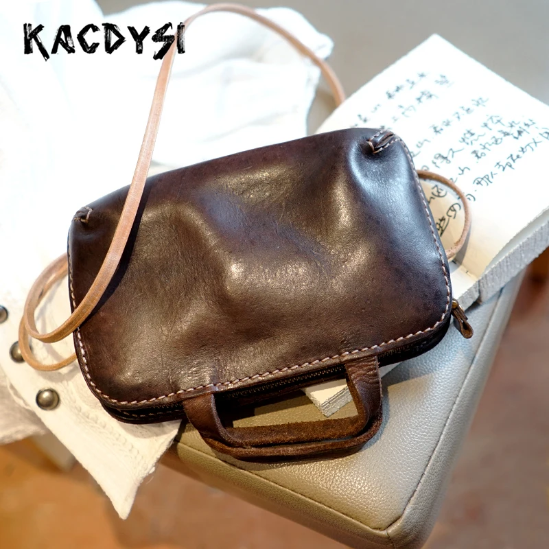 Дизайнерская маленькая дамская сумочка из натуральной кожи винтажный роскошный