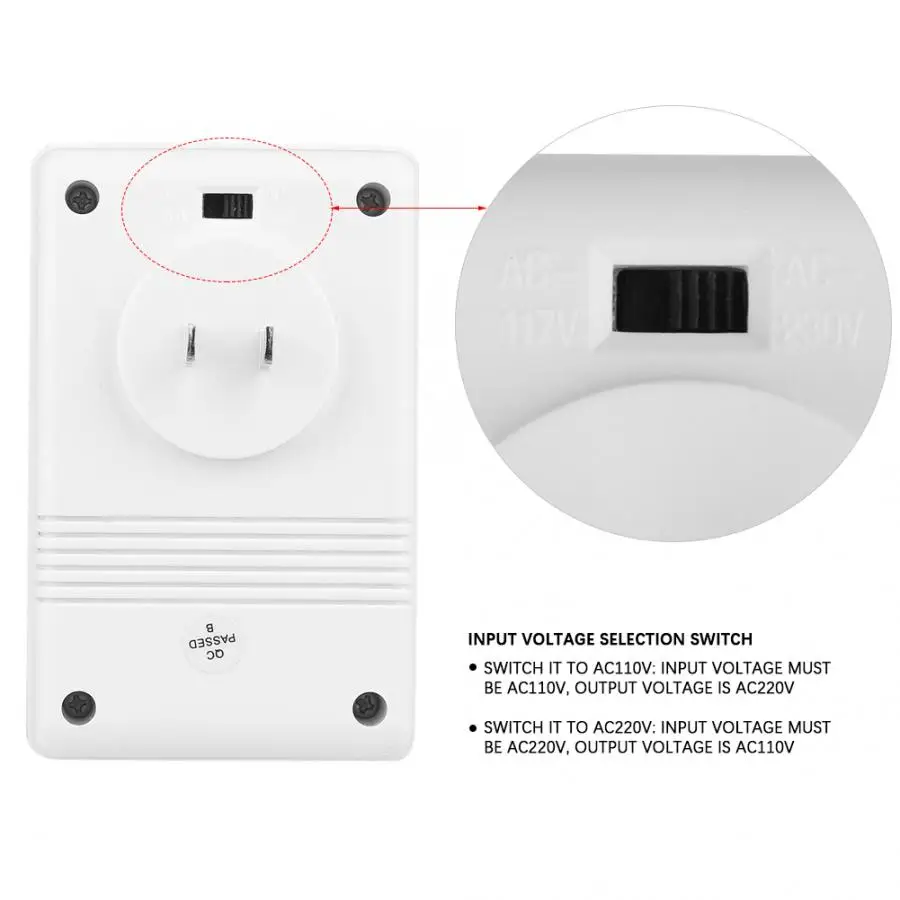 Повышающий понижающий преобразователь напряжения 110 В до 220 Адаптер 120 Вт