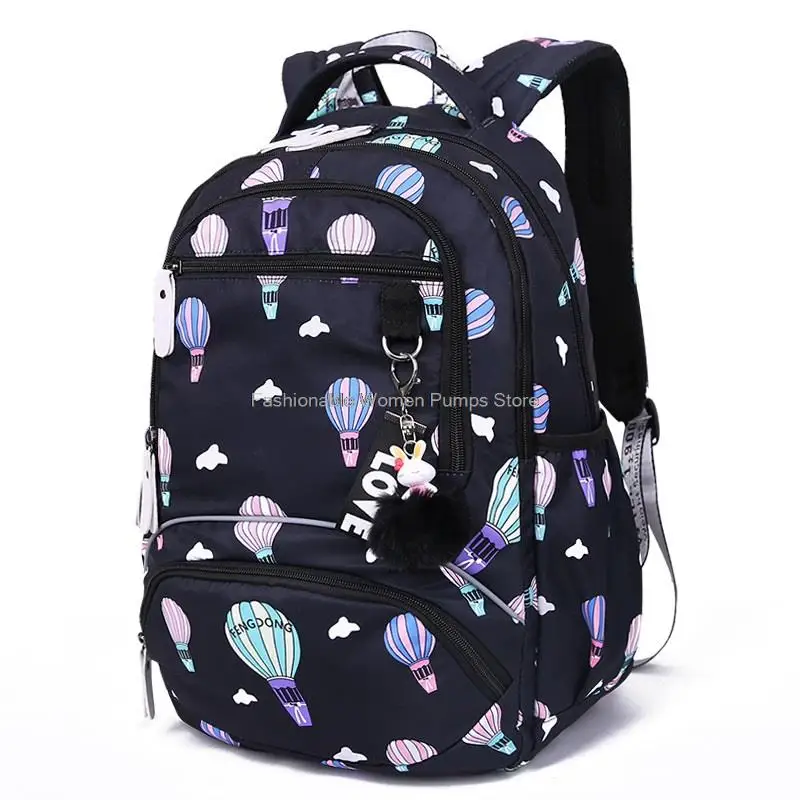 

New Large schoolbag cute Student School Backpack Printed Waterproof bagpack primary school book bags for teenage girls kids