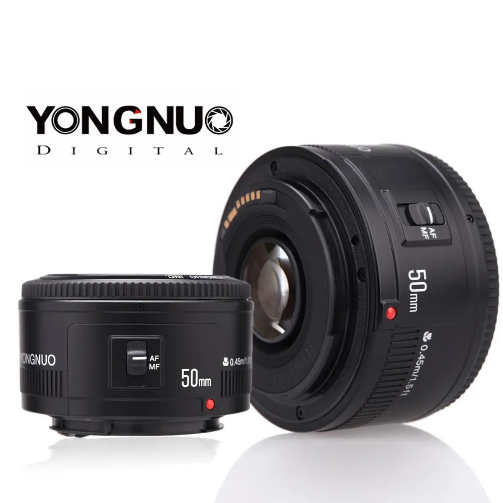 YONGNUO YN50mm F1.8 II объектив с широкой диафрагмой автофокус эффектом боке для