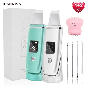 Msmask для ультразвукового очищения кожи глубокий аппарат для чистки лица пилинг Лопата для глубокого очищения кожи лица Очиститель скраб для кожи лица Лифт машины